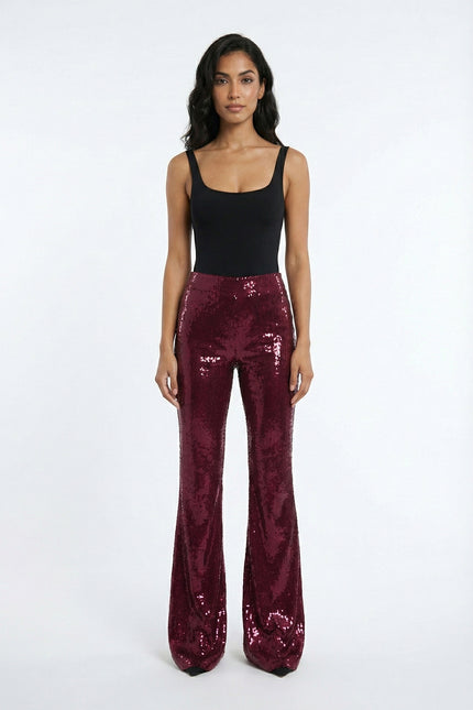 Aurelia Pants - Cherry