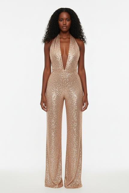 Scarlet Jumpsuit - Champaign