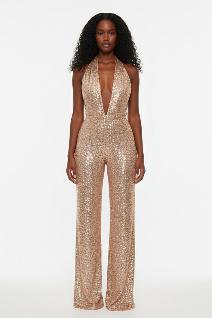 Scarlet Jumpsuit - Champaign